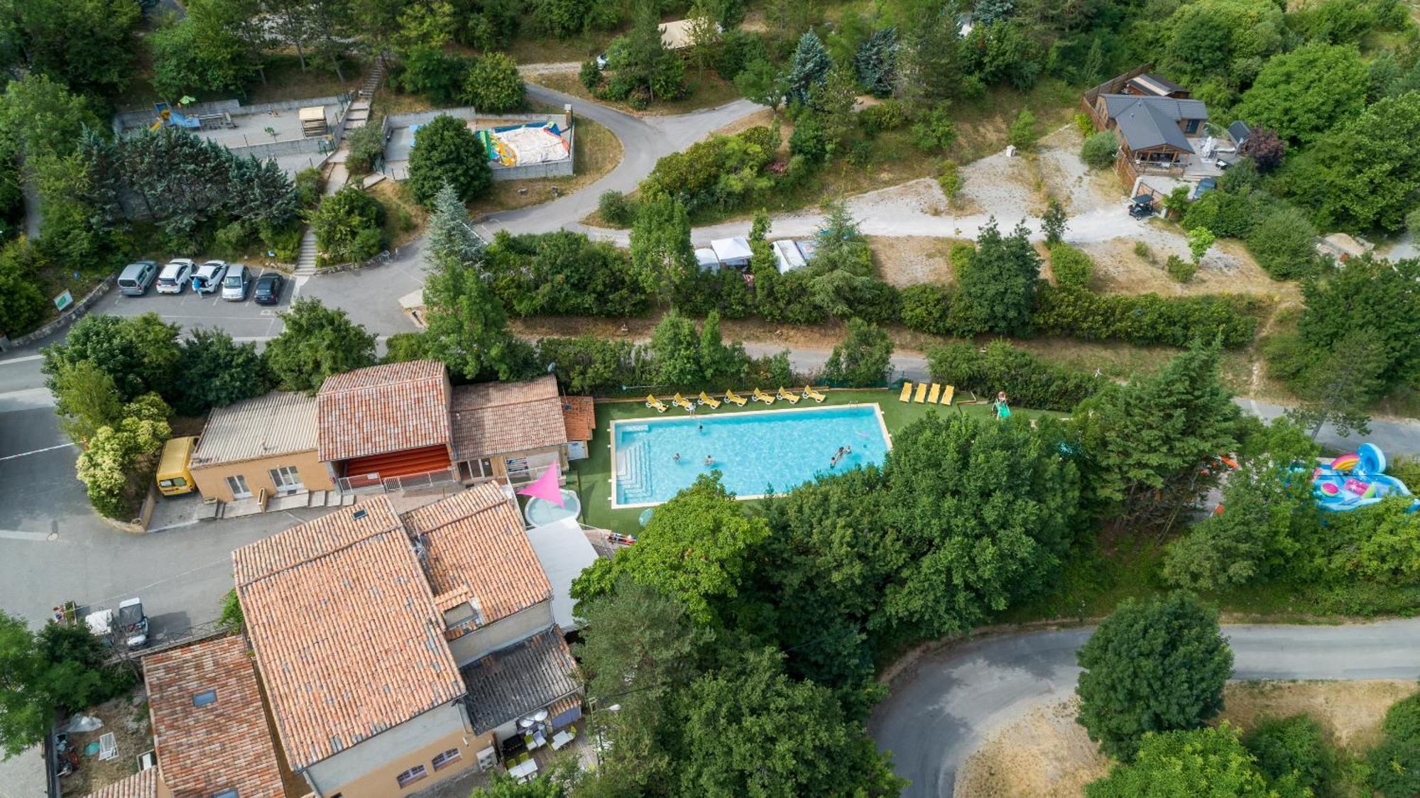 Camping Les Princes D'Orange Hotel Orpierre Buitenkant foto